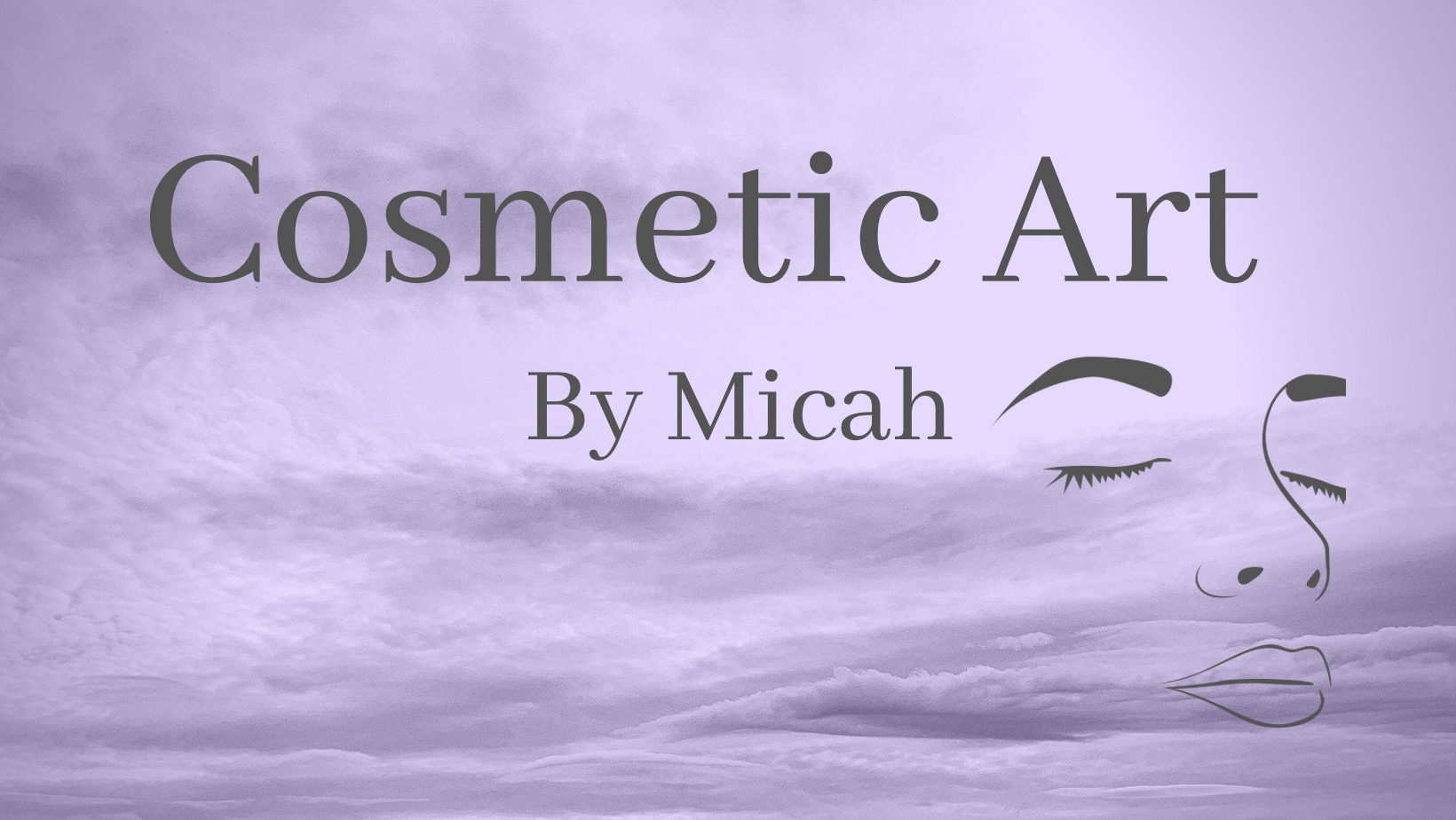 Responsive image Logo Cosmetic Art by Micah